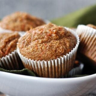 Healthy Applesauce Carrot Muffins {a.k.a. Carrot Cake Muffins}-image