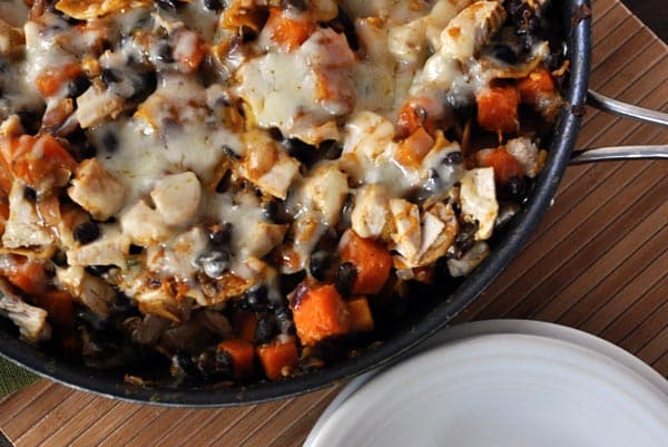 Black Bean and Butternut Enchilada Skillet