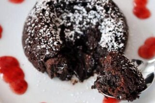 Chocolate Molten Fudge Cakes {Lower Fat Version}