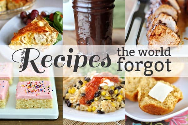 Recipes the World Forgot