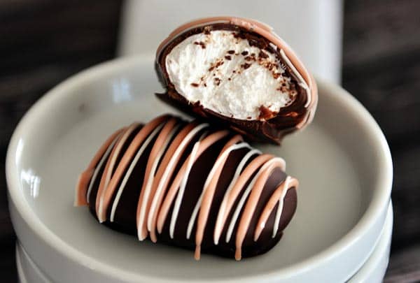 Homemade Chocolate Marshmallow Eggs