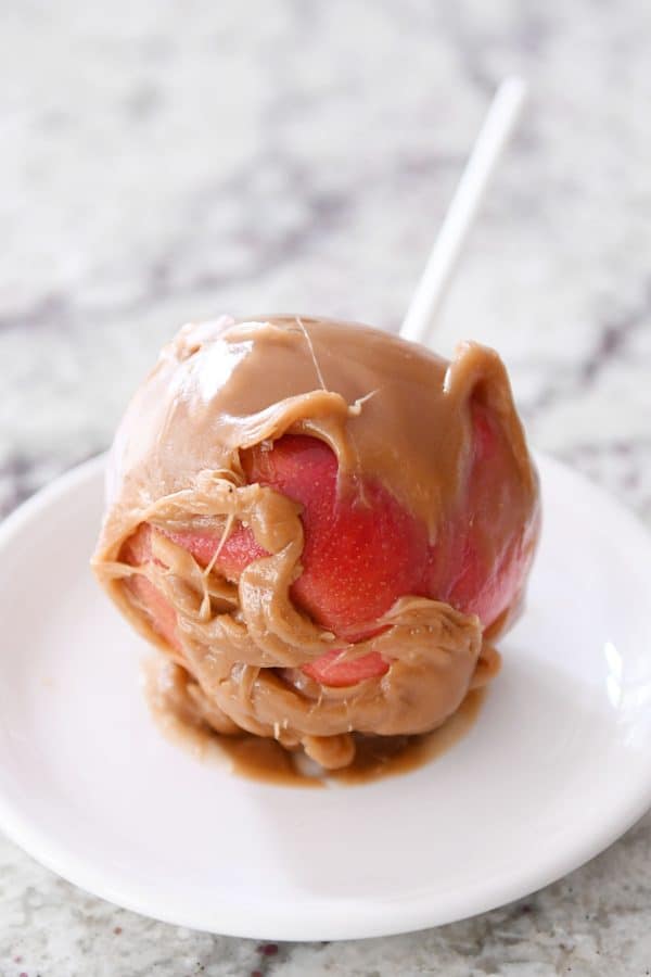 Messed up homemade caramel apple.