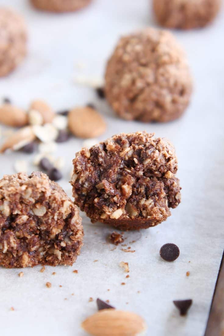 Chocolate Peanut Butter Brownie Granola Bites Mel's Kitchen Cafe