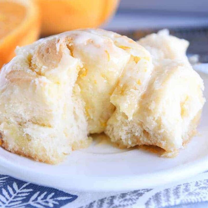 Homemade Orange Sweet Rolls