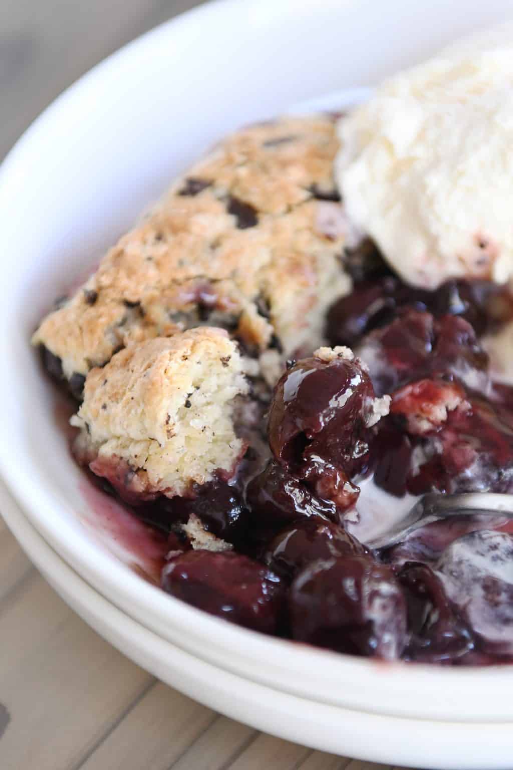 Cherry Chocolate Cobbler Recipe Mel's Kitchen Cafe