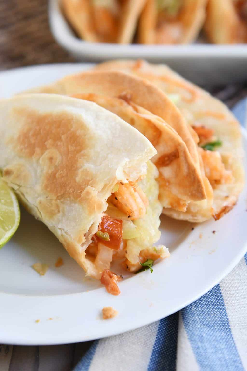 Easy Baked Crispy Shrimp Tacos Mel's Kitchen Cafe