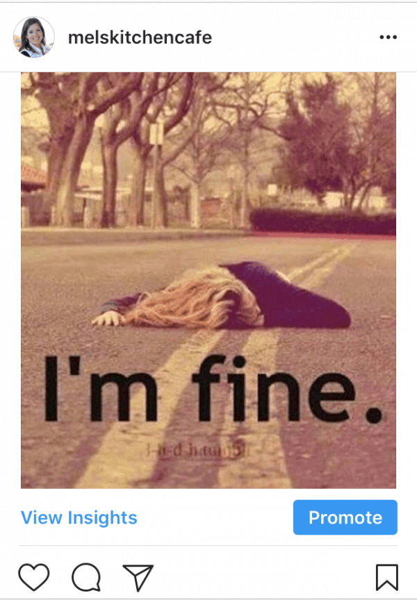 I'm fine meme