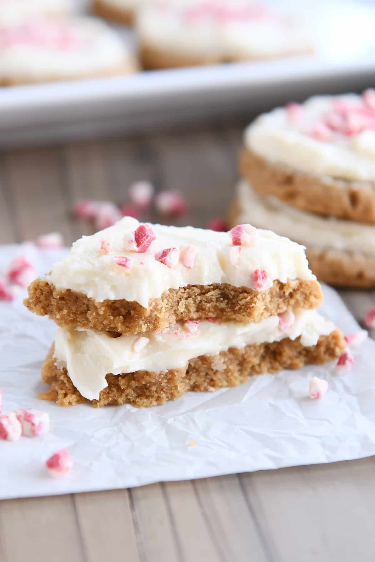Soft Gingerbread Sugar Cookies | No Rolling or Cutting Out