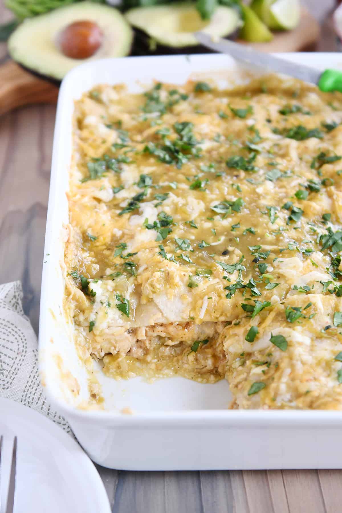 Easy Chicken Enchilada Casserole Mel's Kitchen Cafe