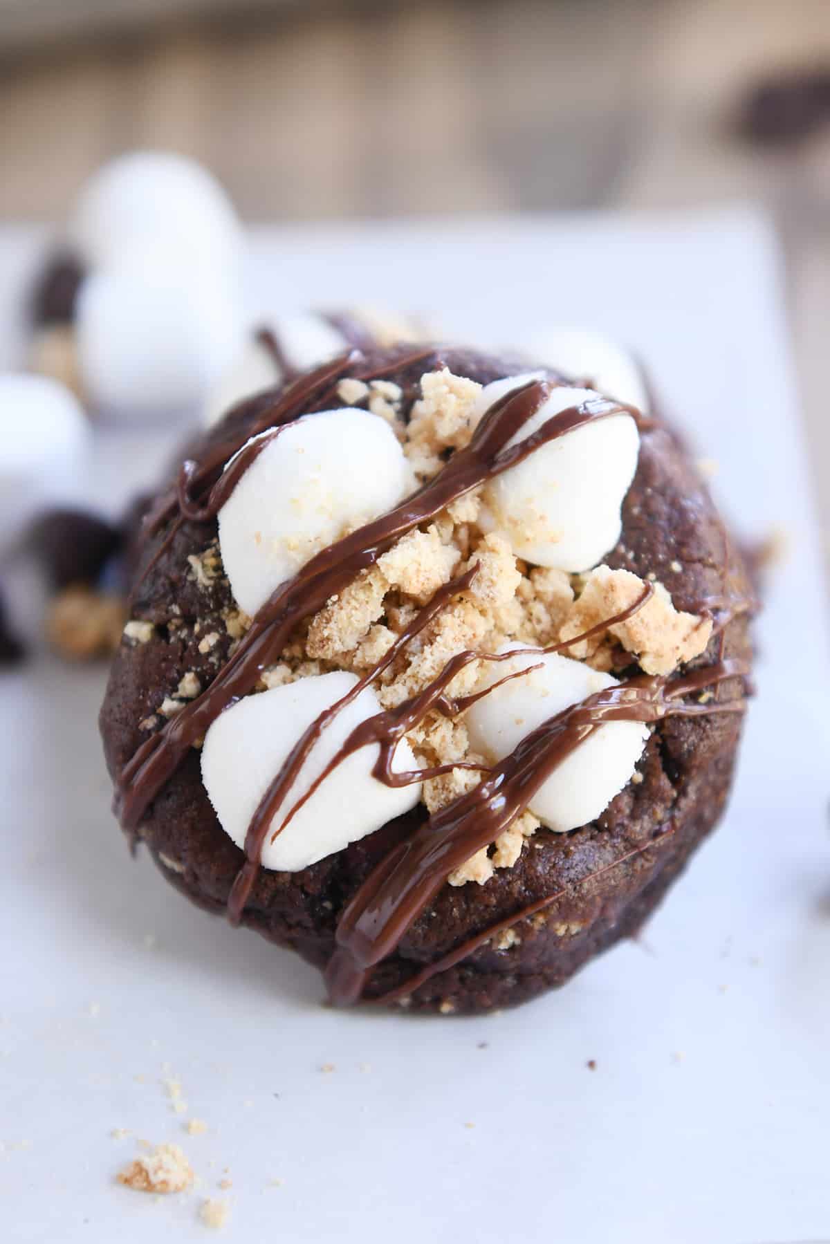 Double Chocolate S'Mores Cookies Mel's Kitchen Cafe