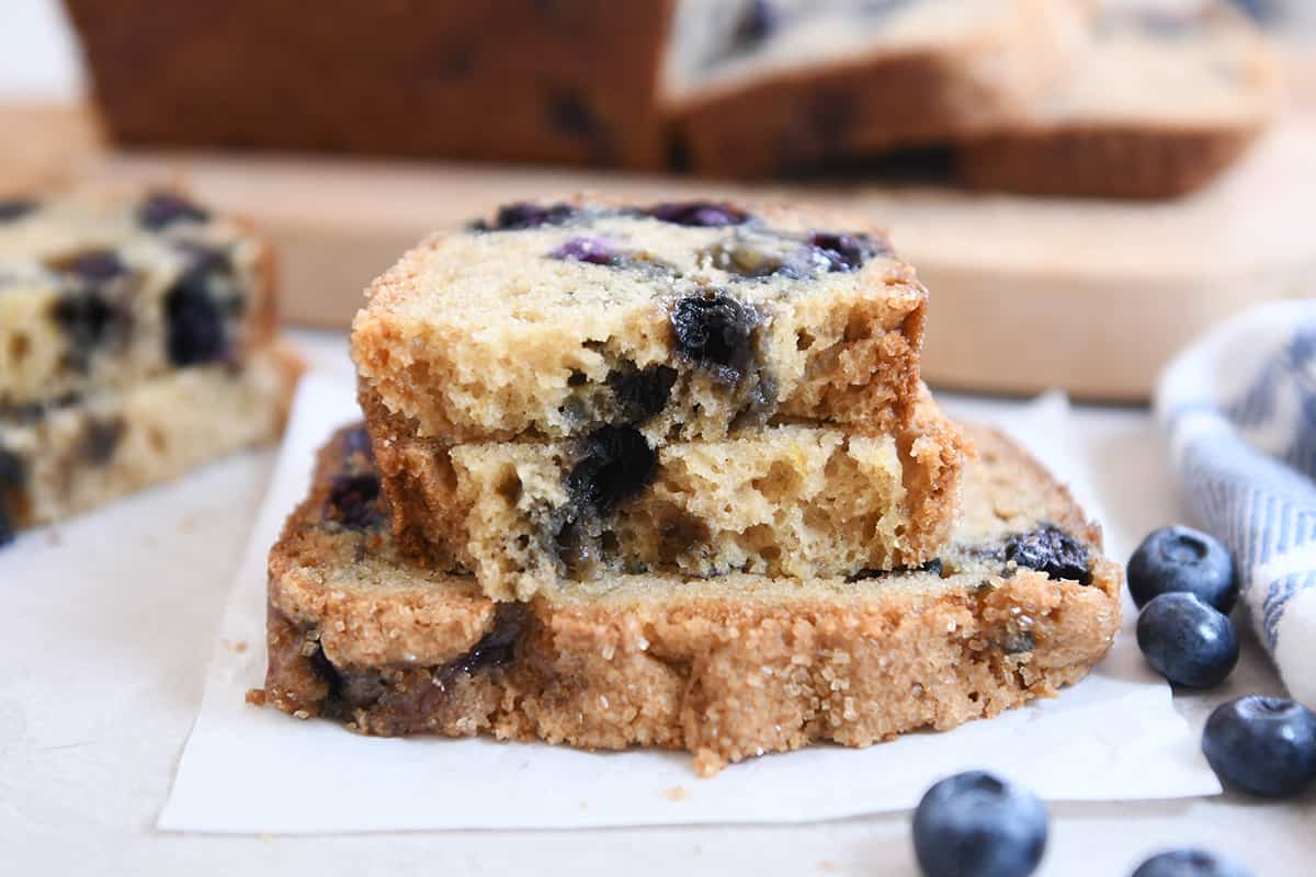 Mini Blueberry Streusel Loaves - Recipes