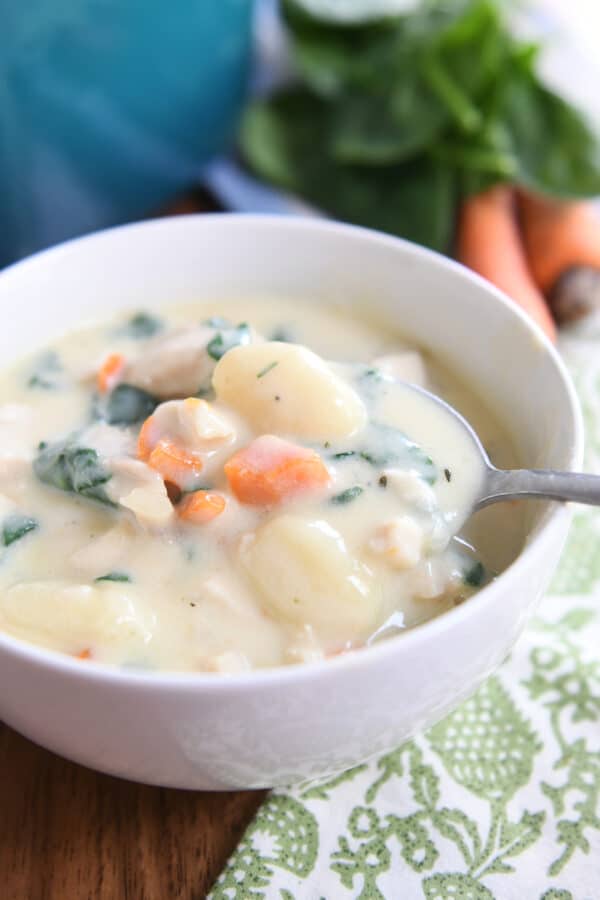 Creamy Chicken Gnocchi Soup {New and Improved} Mel's Kitchen Cafe