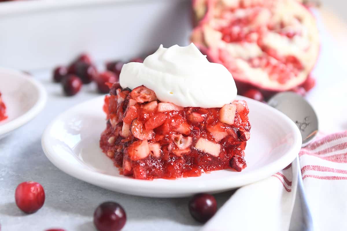 Cranberry Pomegranate Jello Salad