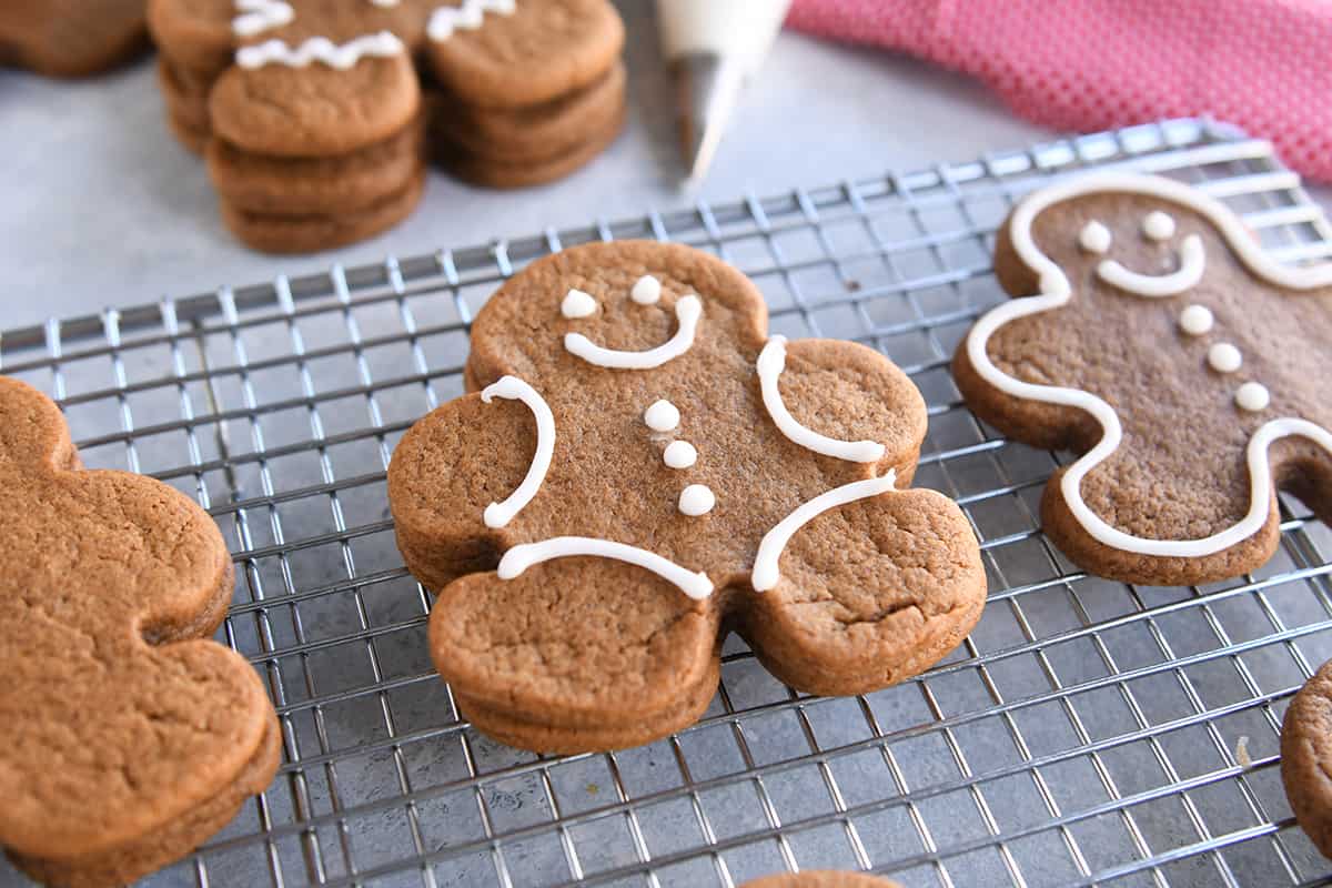 Soft and Chewy Gingerbread Cookies