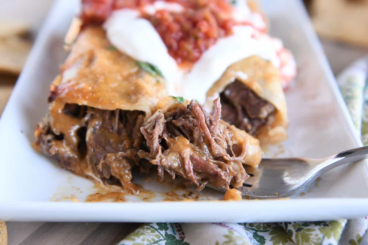 Slow Cooker Mexican Beef Recipe Mel S Kitchen Cafe
