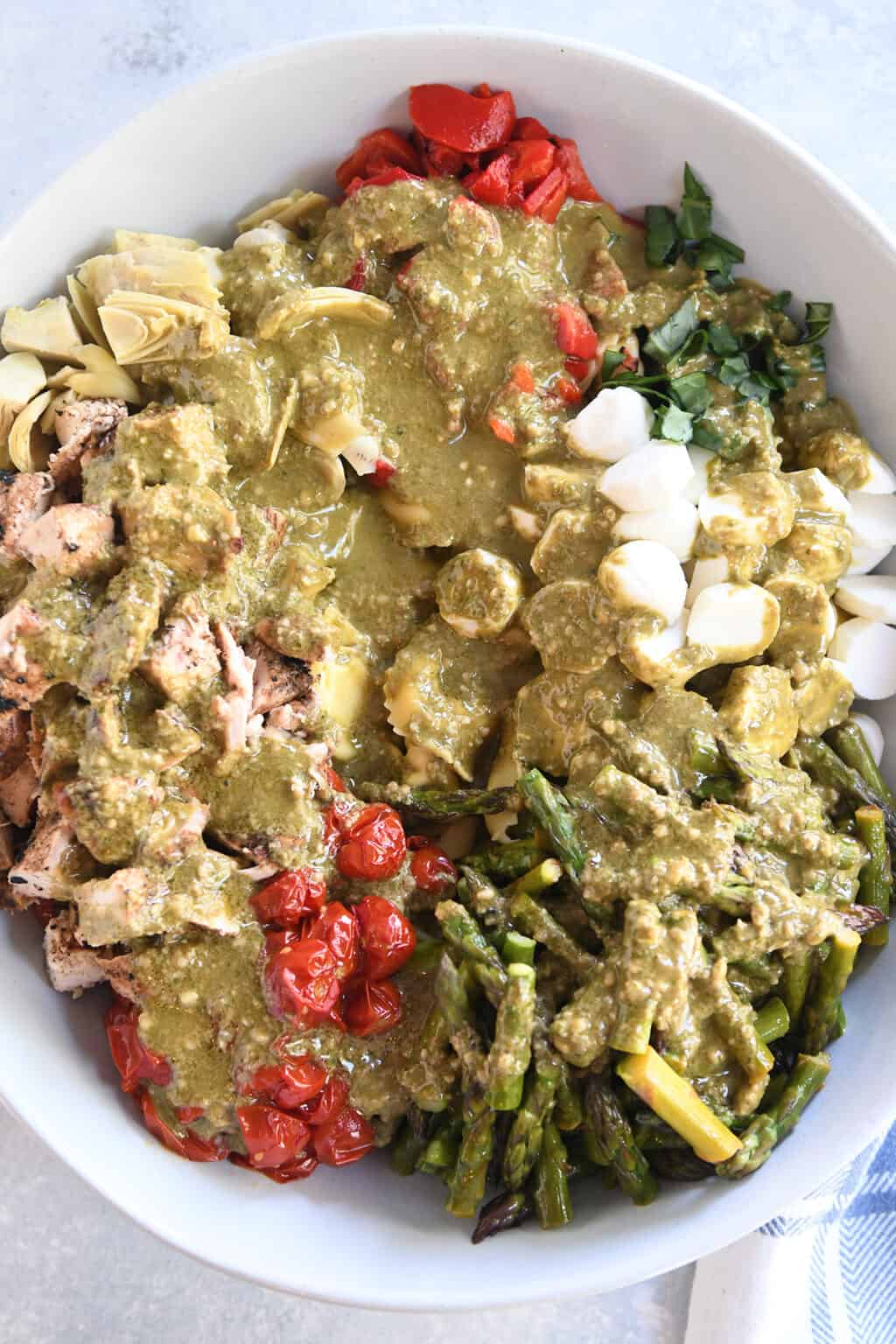 Pesto Balsamic Chicken Tortellini Toss Mel's Kitchen Cafe