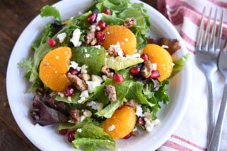 Holiday Salad with Balsamic Dressing