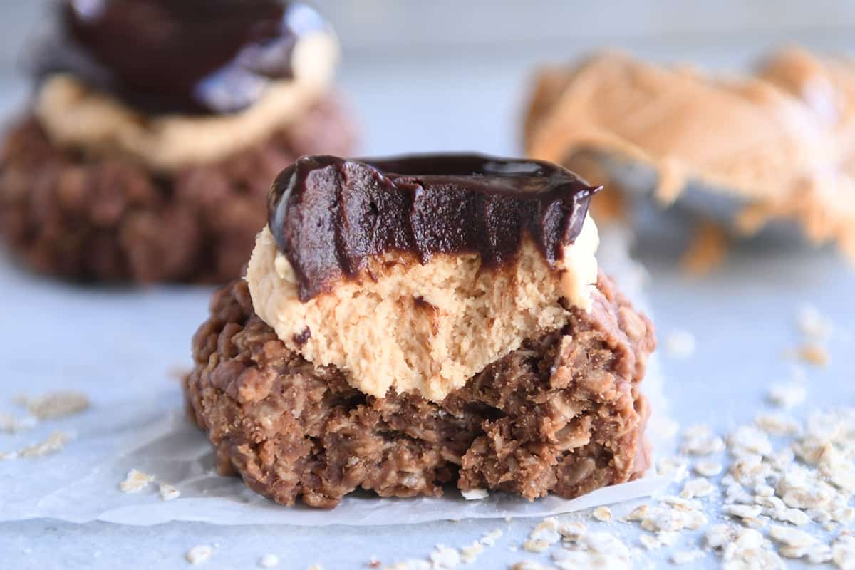 No-Bake Chocolate Peanut Butter Buckeye Cookies