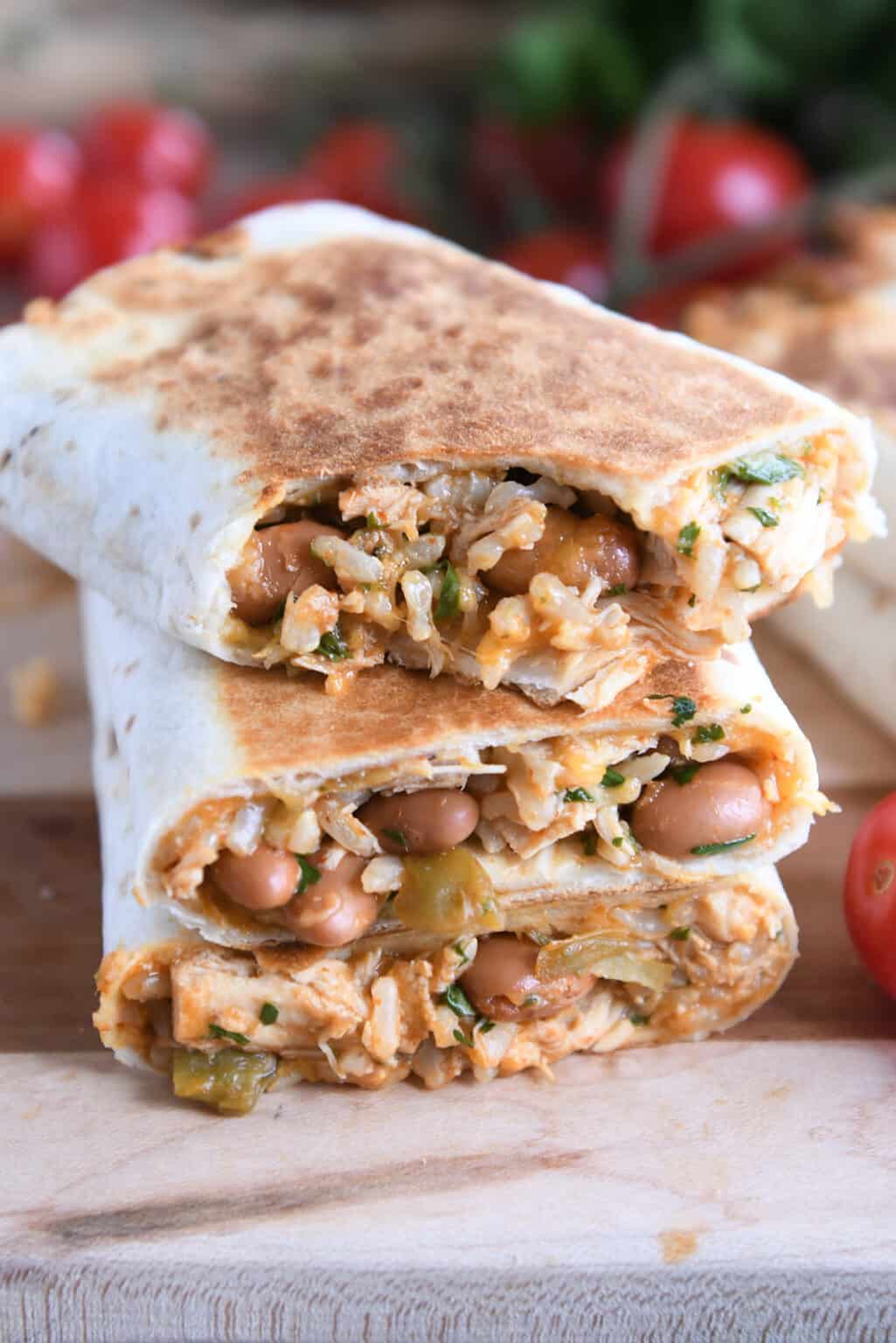 Crispy Chicken Enchilada Wraps Mel's Kitchen Cafe