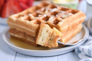 Quick Yeasted Waffles