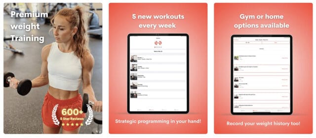 Sadie Active workout app.