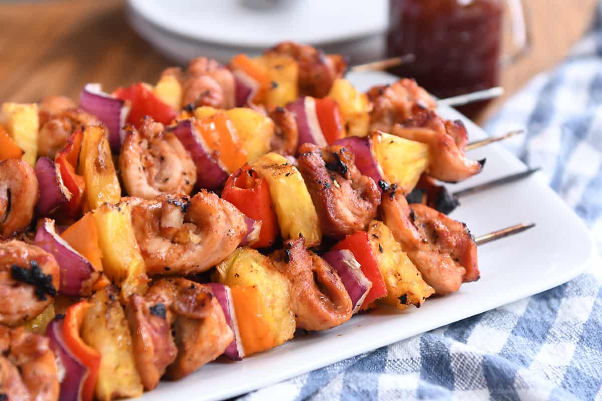BBQ Rooster Pineapple Skewers – Mel’s Kitchen Cafe