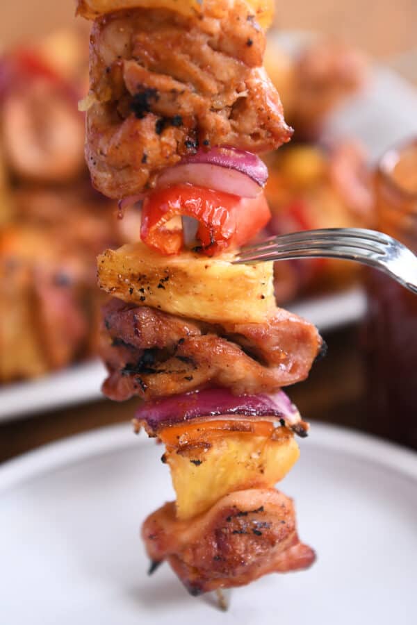 BBQ Chicken Pineapple Skewers Mel's Kitchen Cafe