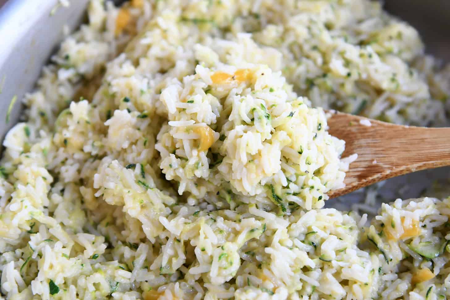Cheesy Zucchini Rice