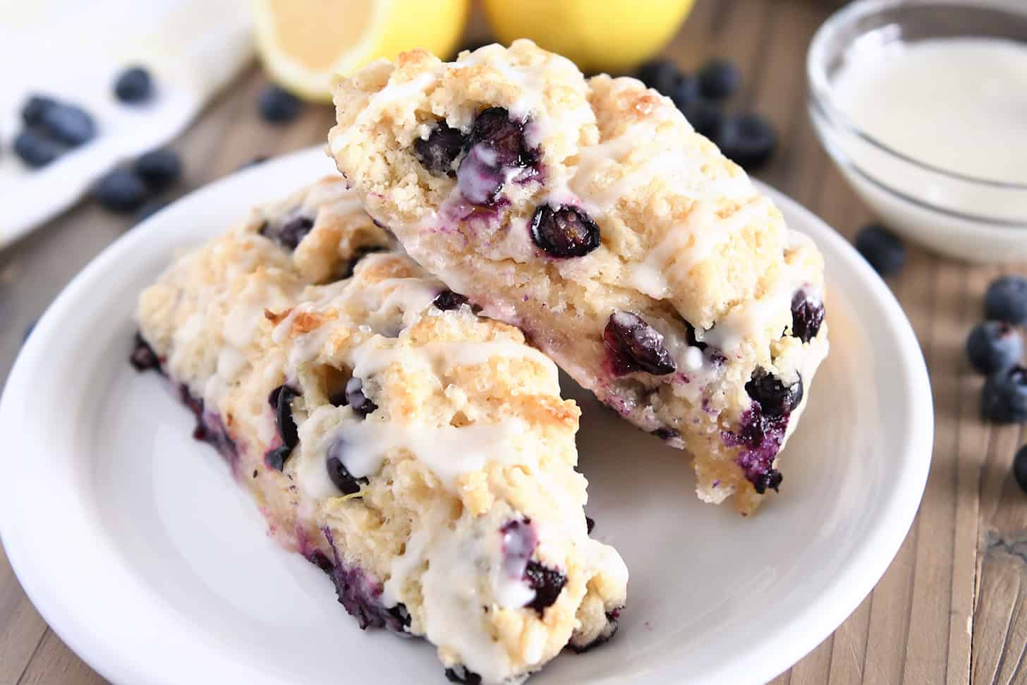 Amazing Lemon Blueberry Scones