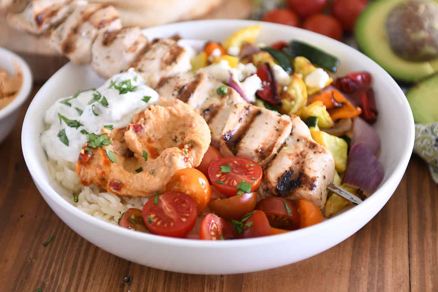 Chicken Souvlaki Bowls