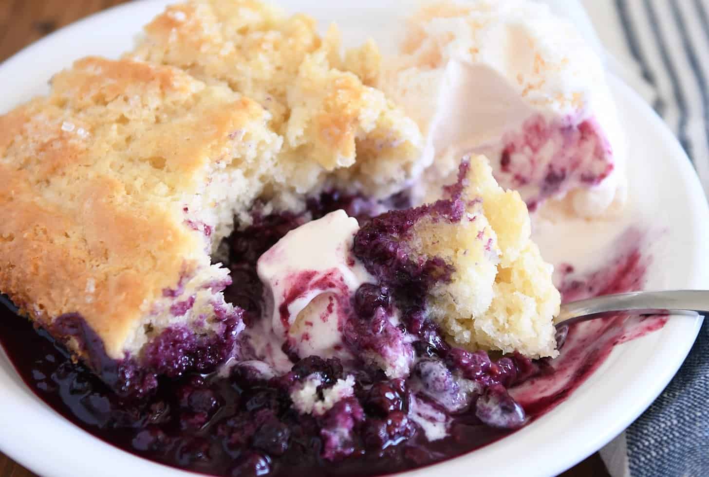 Triple Berry Cobbler - Mel's Kitchen Cafe