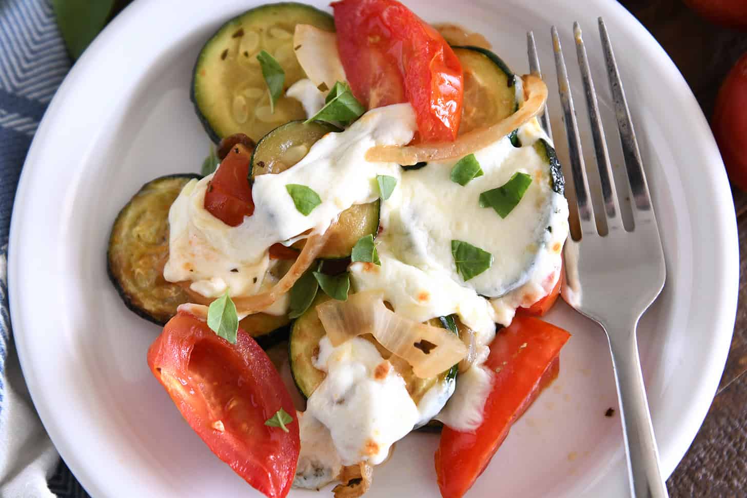 Zucchini Mozzarella Medley