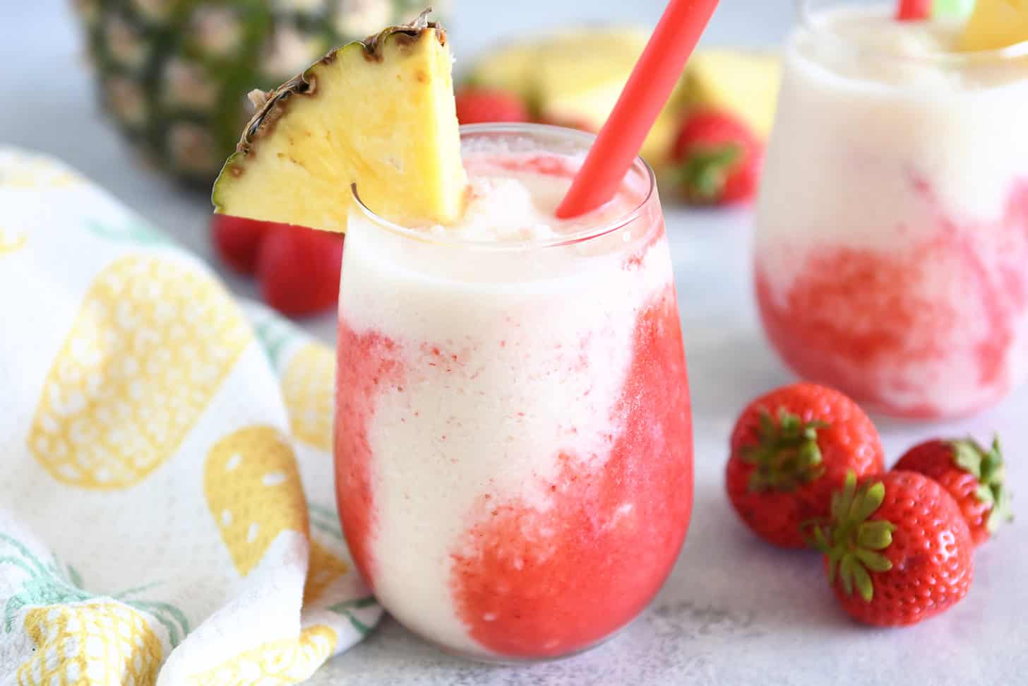 Lava Flow Hawaiian Tropical Drink | Mel's Kitchen Cafe