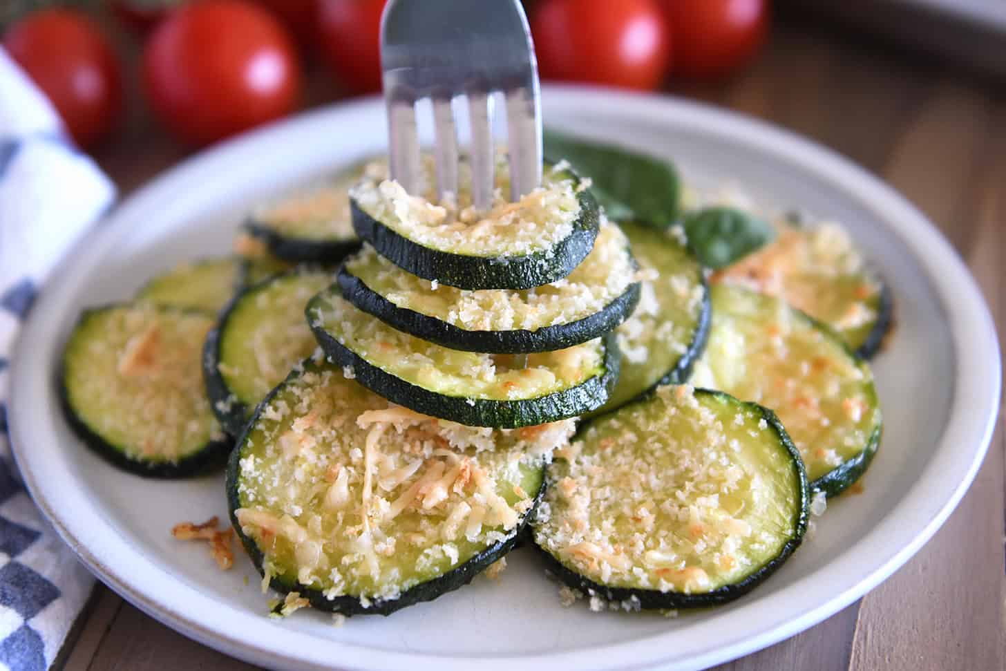 Quick and Easy Parmesan Zucchini Rounds