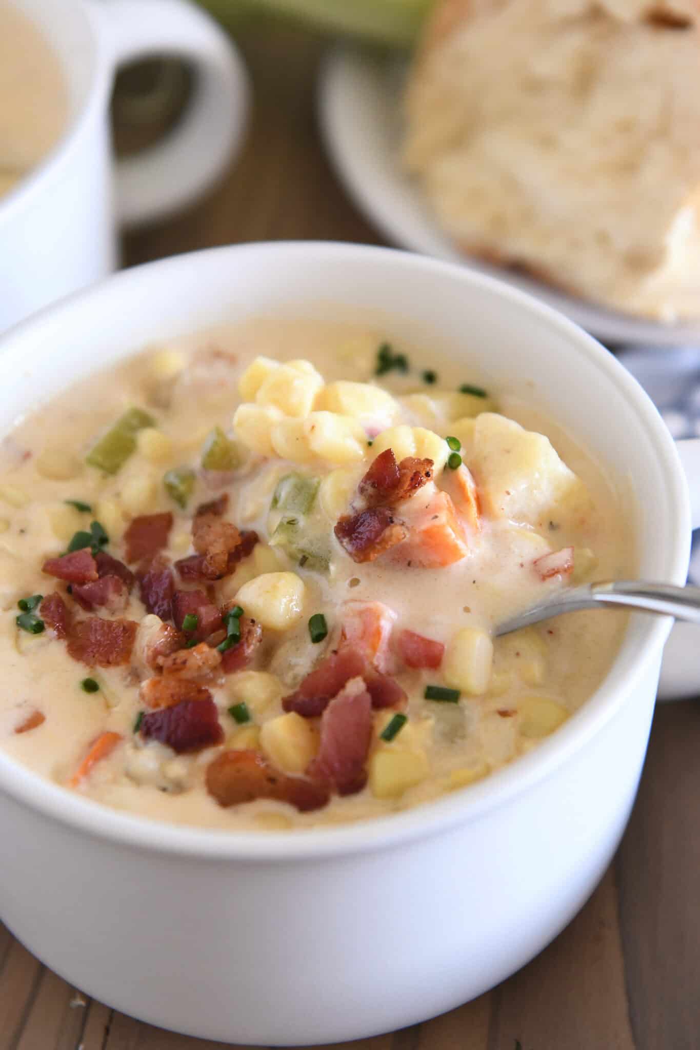 Summer Corn Chowder - Mel's Kitchen Cafe