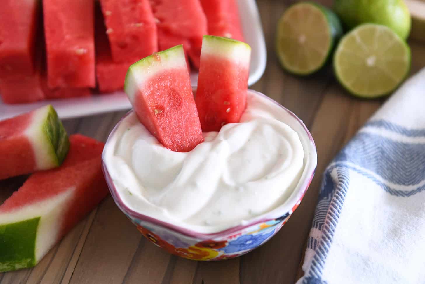 Easy Creamy Watermelon Dip