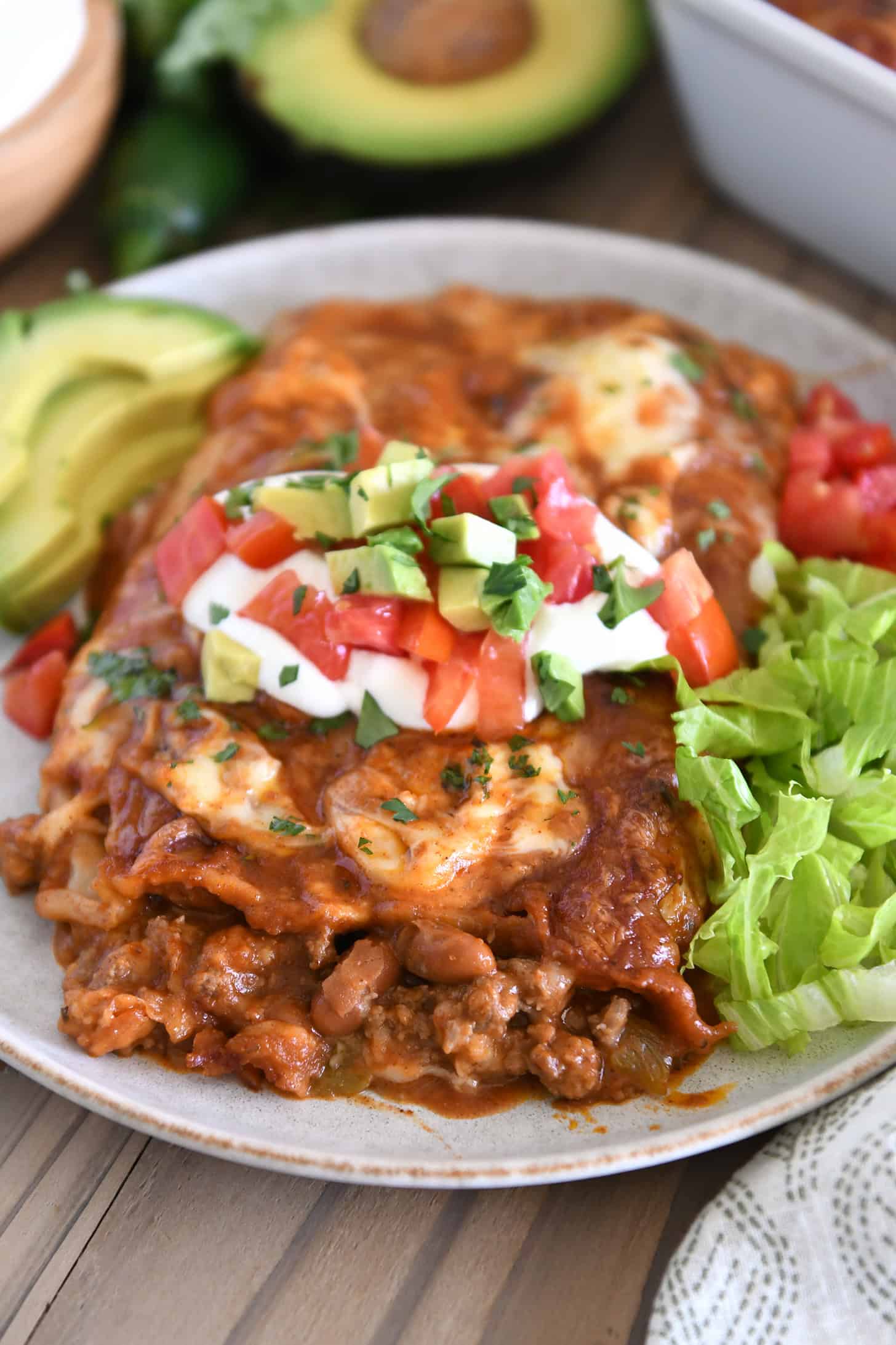 Ground Beef Enchiladas