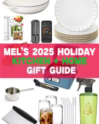 Kitchen items on white background.