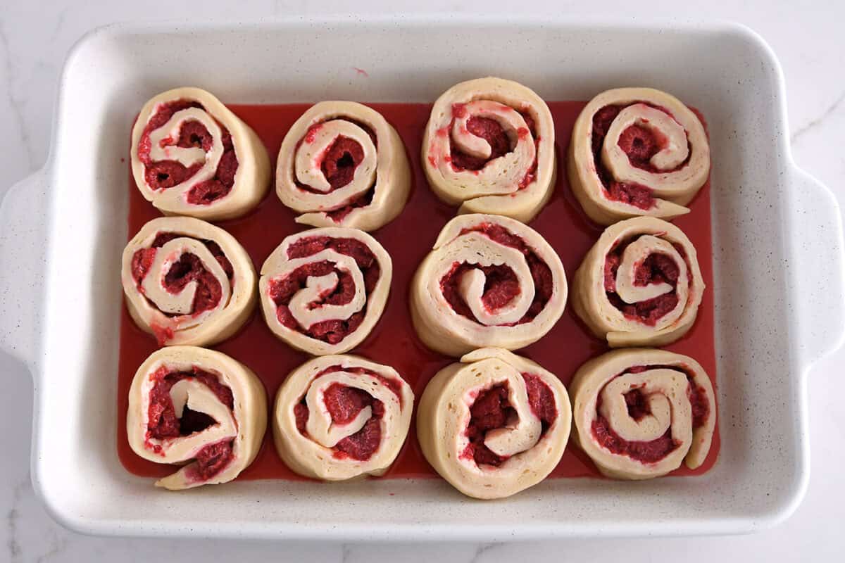 Raspberry Sweet Rolls - Mel's Kitchen Cafe