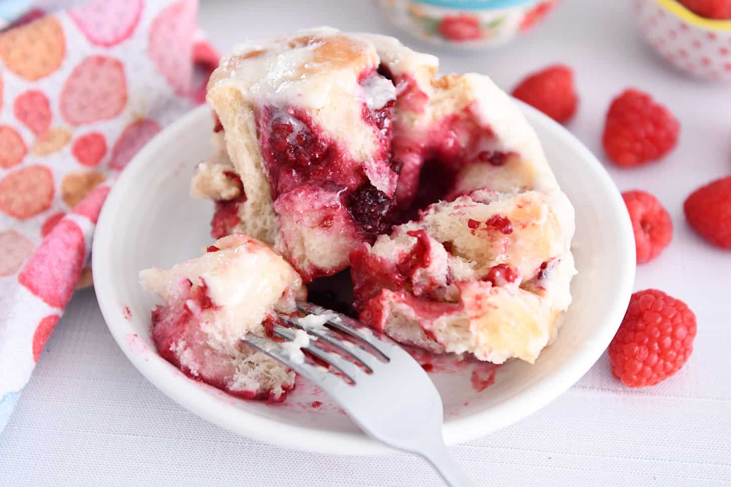 Raspberry Sweet Rolls