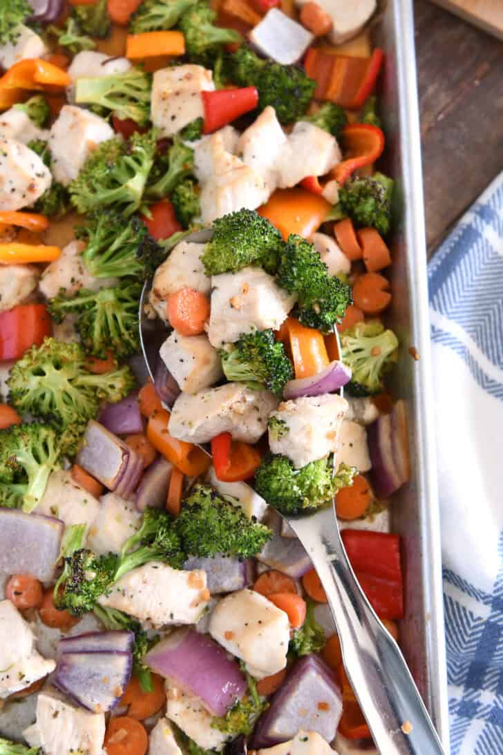Sheet Pan Honey Garlic Chicken and Veggies