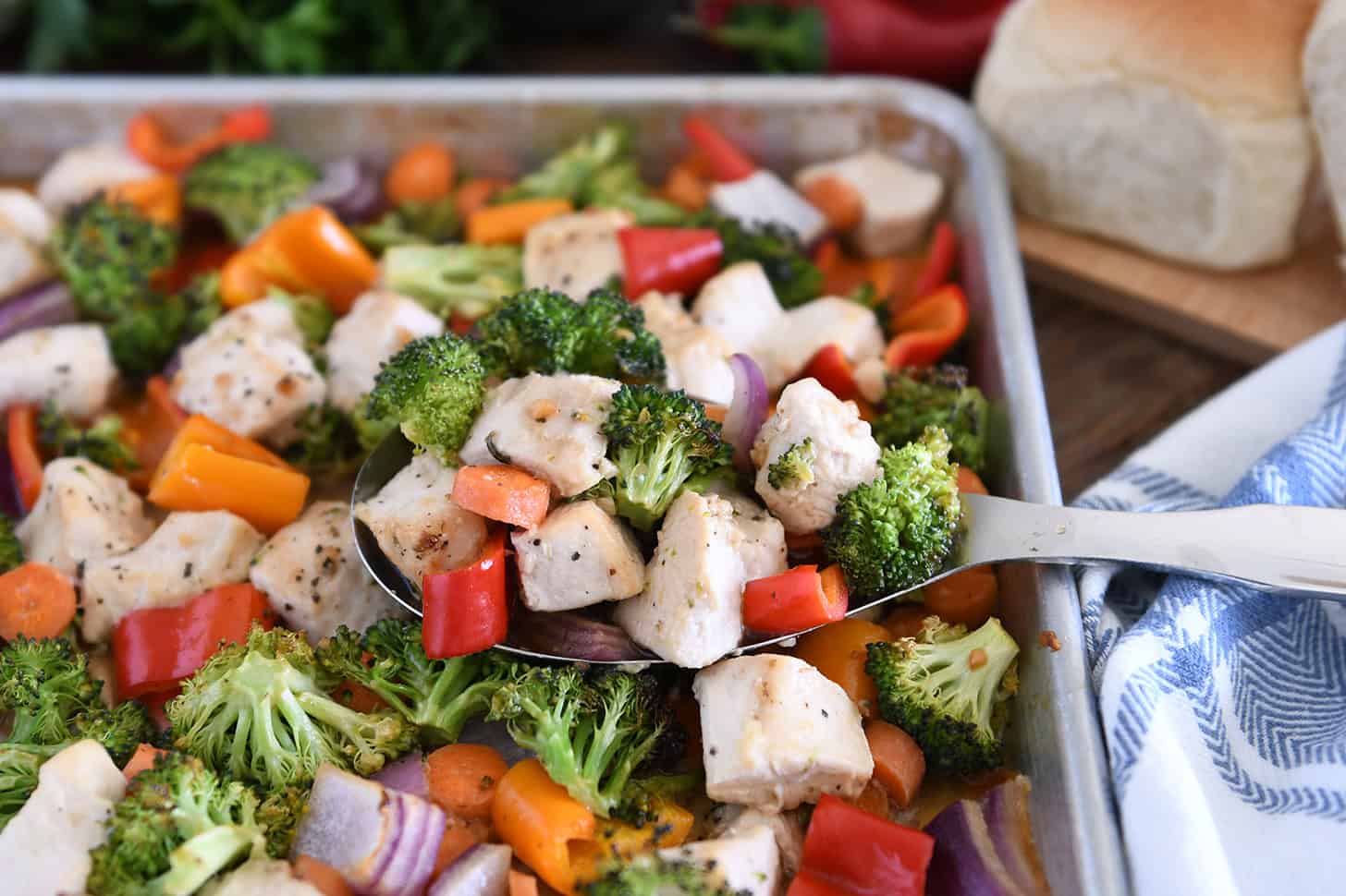 Sheet Pan Honey Garlic Chicken and Veggies