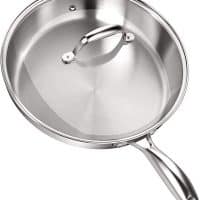 Stainless Steel Skillet with Lid