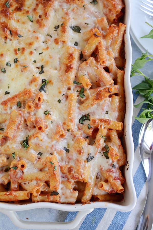 Cheesy Baked Ziti {MakeAhead/Freezer Meal} Mel's Kitchen Cafe