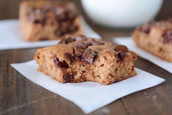 Chocolate Chip Applesauce Snack Cake