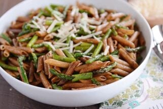 Penne with Roasted Asparagus and Balsamic Butter
