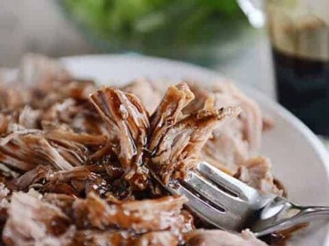 Sweet Balsamic Glazed Pork Slow Cooker Instant Pot