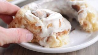 Flaky Buttermilk Biscuit Cinnamon Rolls {No Yeast, No Rising}