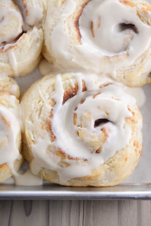 Biscuit Cinnamon Rolls {No Rising} Mel's Kitchen Cafe