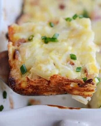 Cheesy Hash Brown Egg Breakfast Bake